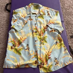 Disney Parks and Tommy Bahama silk shirt